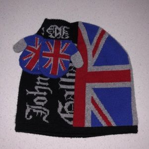 John Galliano Hat and Gloves